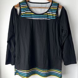 Off-Shoulder Blouse, XL