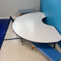 Kidney Shaped Table