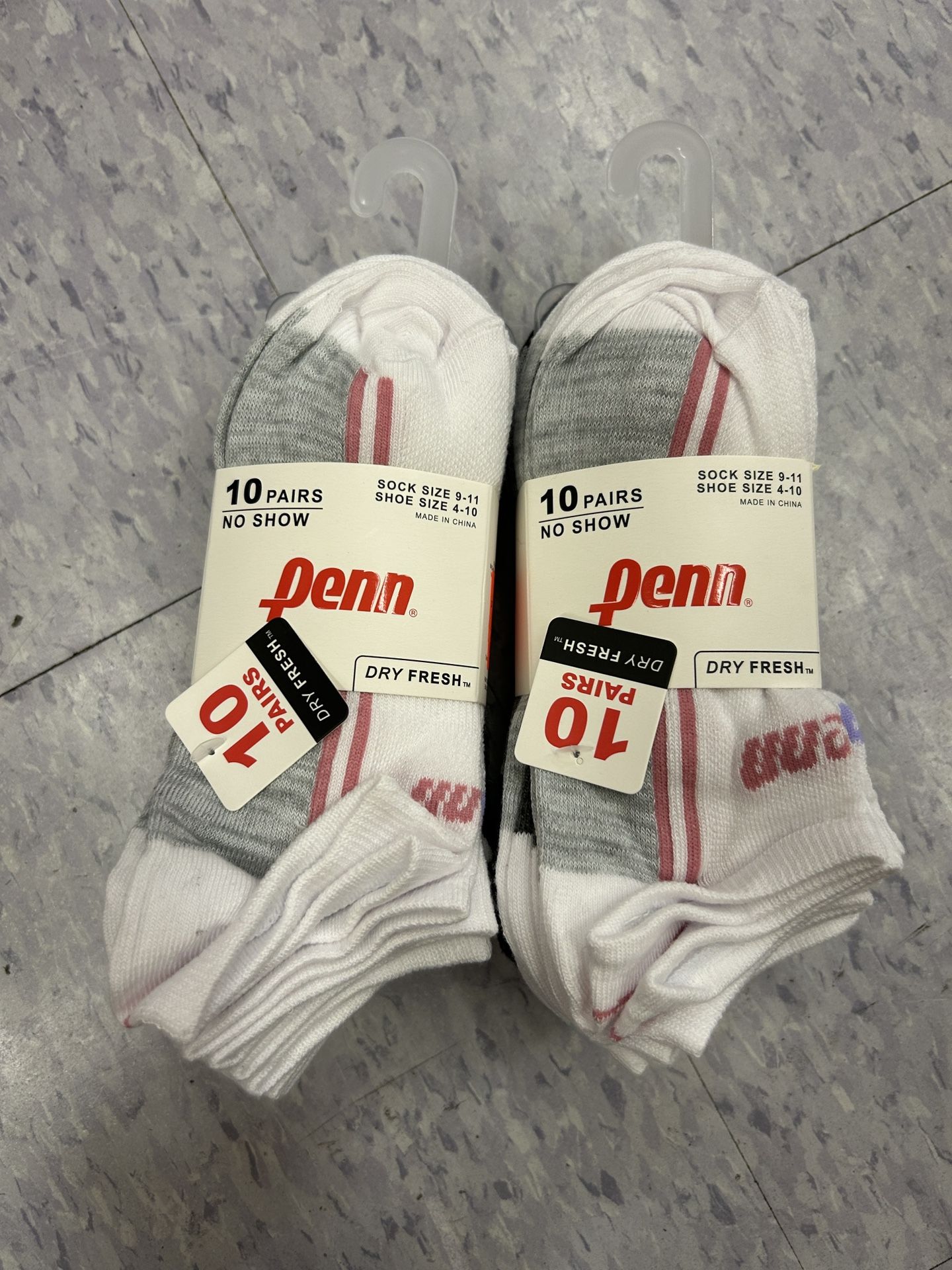 NWT Penn women no show socks 20 pairs