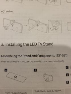 Samsung LED Tv Stand 43"-50"