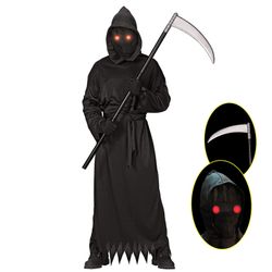 Grim Reaper Halloween Scary Costume Adult One Size - Disfraz de Parca Adulto  