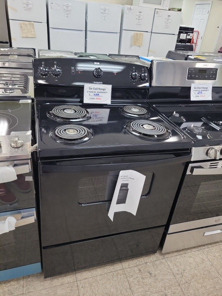 Hotpoint Electric Stove From Coil Black