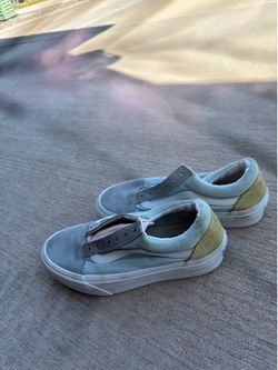 multicolor platform vans