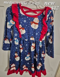 New girls christmas dress