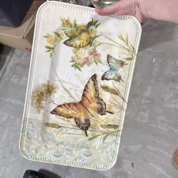 Plastic Butterfly platter