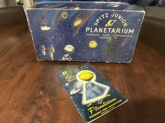 Vintage 1954 Spitz Junior #3000 Planetarium Harmonic Reed Corp Astronomy Stars (Working)