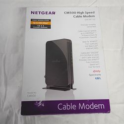 Netgear CM500 High Speed Cable Modem DOCSIS 3.0 Xfinity Cox Spectrum Comcast