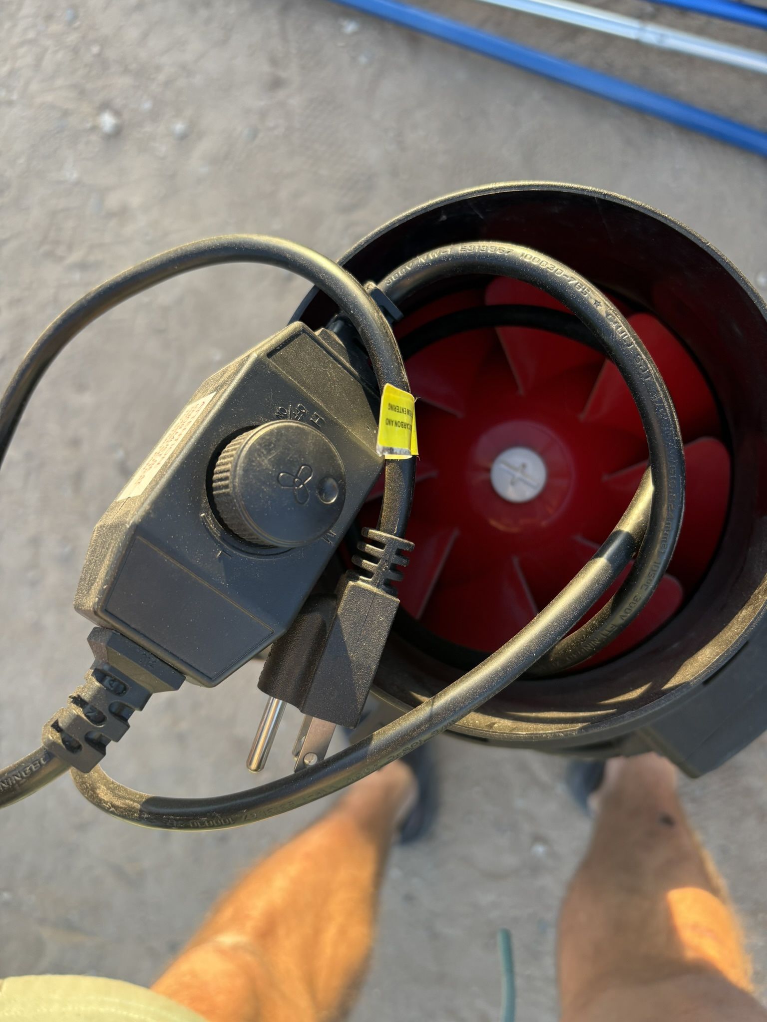 Carbon Air Filter W/ Fan And Controller