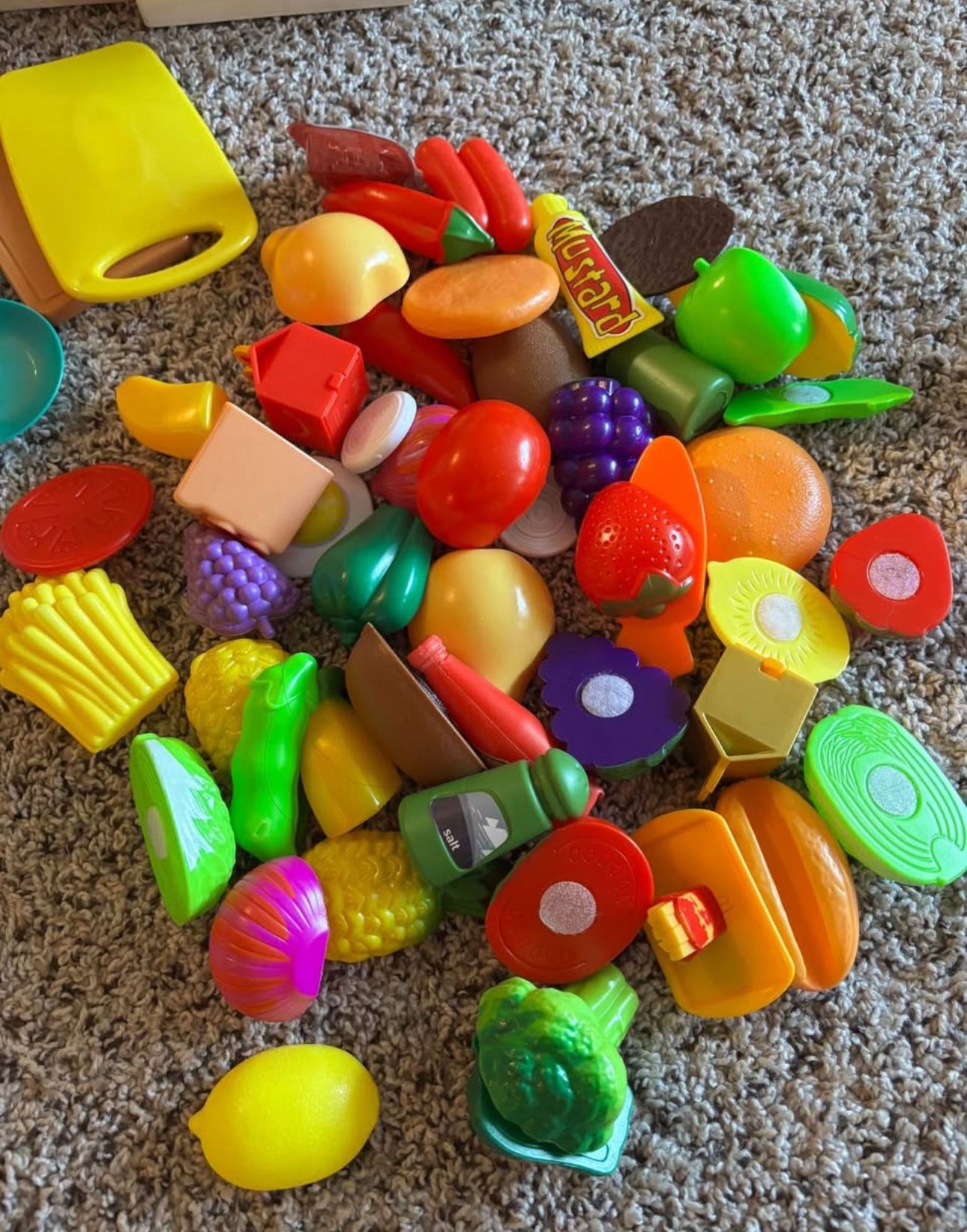 Plastic Play Food