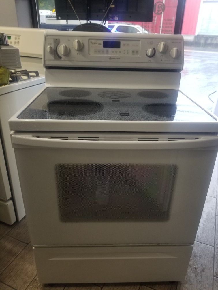 Whirlpool electric flat top stove