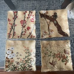 Kawamura 4 Glass Bowls Plate (Japanese)