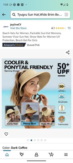Women's & Girls Sun Visor 