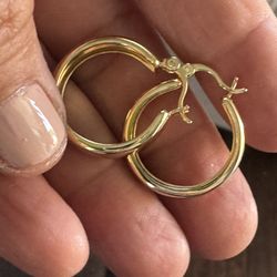14k gold plated earrings