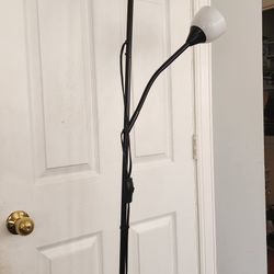 Like New Freestanding Double Torch Lamp