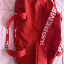 Supreme Duffle Bag Red 