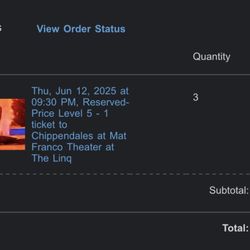 Chippendales Tickets