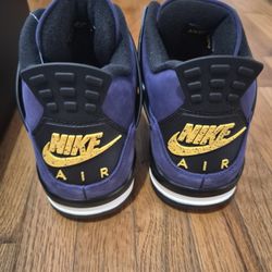 Retro Jordan 4 Lake Show Mens Size 12.5