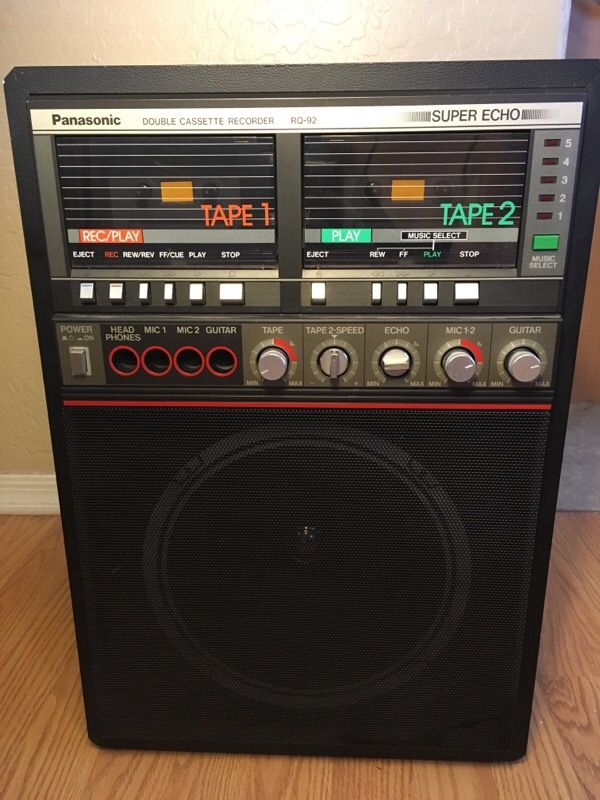 Panasonic Double Cassette Recorder RQ-92 Amp