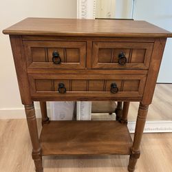 Westerman Three-Drawer Wood Nightstand/Console - 2pcs Available  