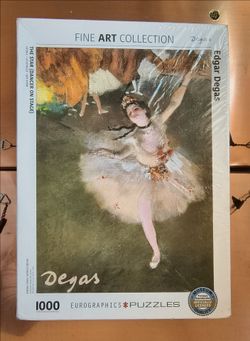 NIB 1000 pc Puzzle - Eurographics Fine Art Collection Edgar Degas The Star (Dancer on Stage)