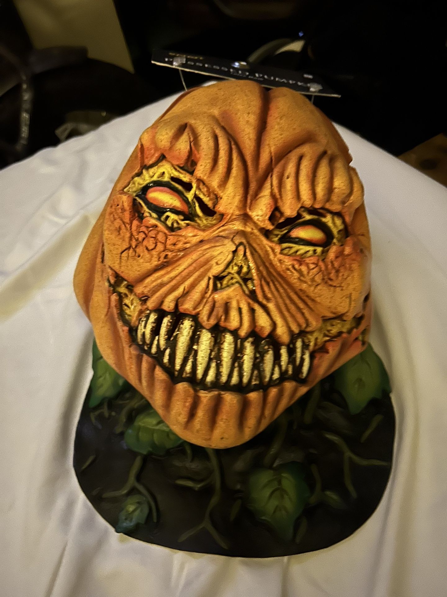 Halloween pumpkin mask scary New