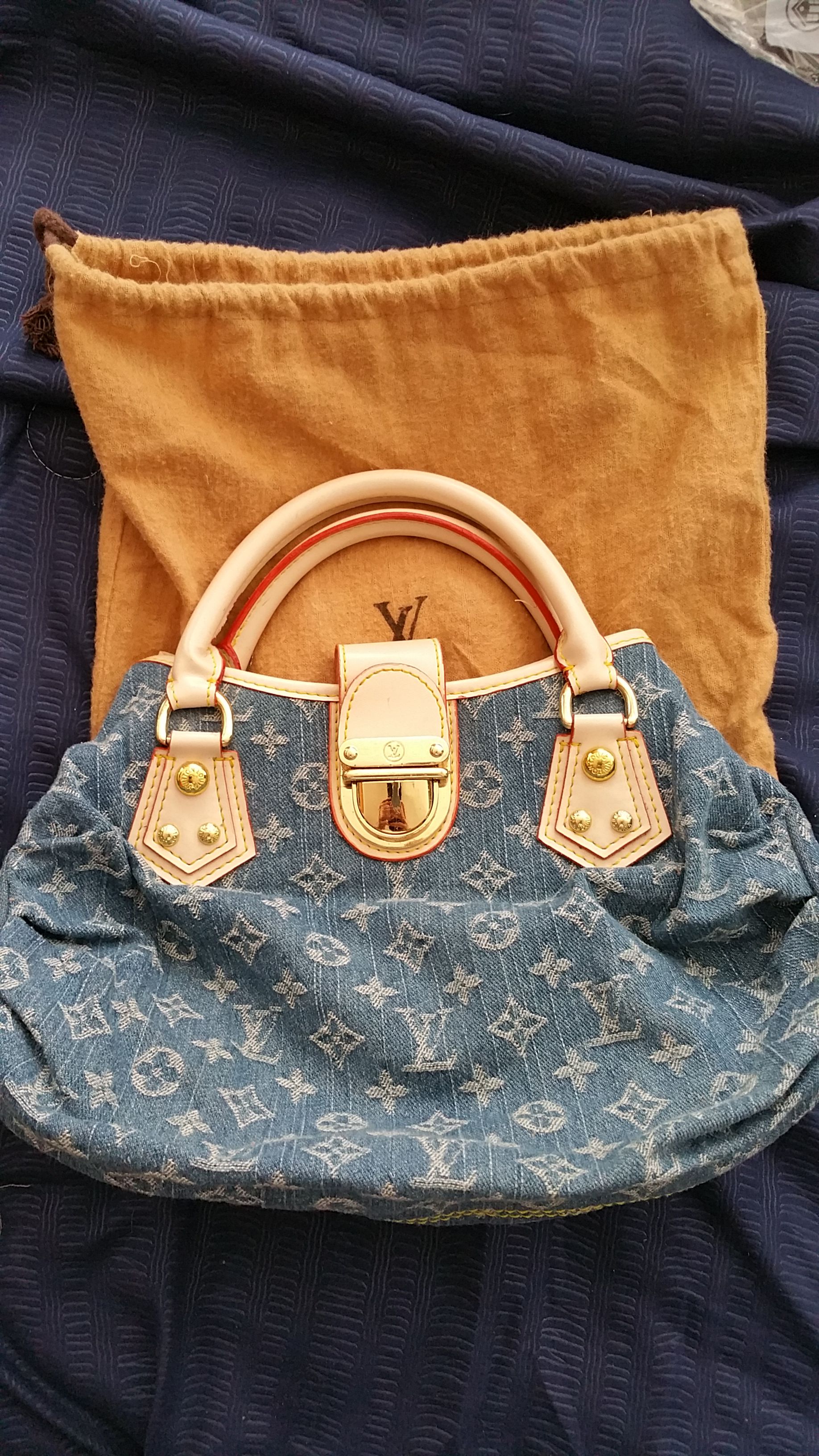 Louis Vuitton Monogram Denim Pleaty Bag for Sale in Anaheim, CA - OfferUp