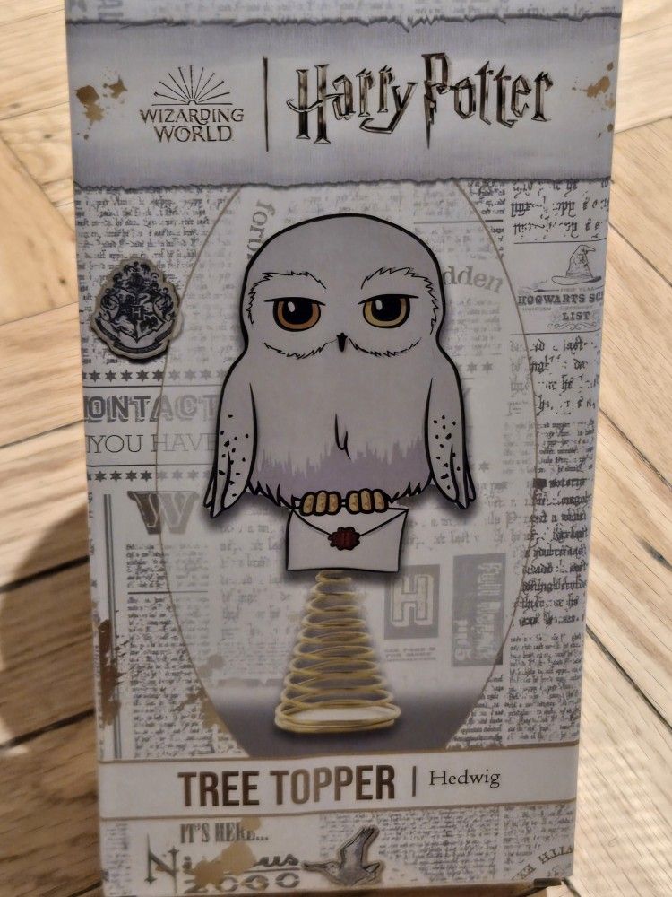 Harry Potter Hedwig Tree Topper 8.5" Height