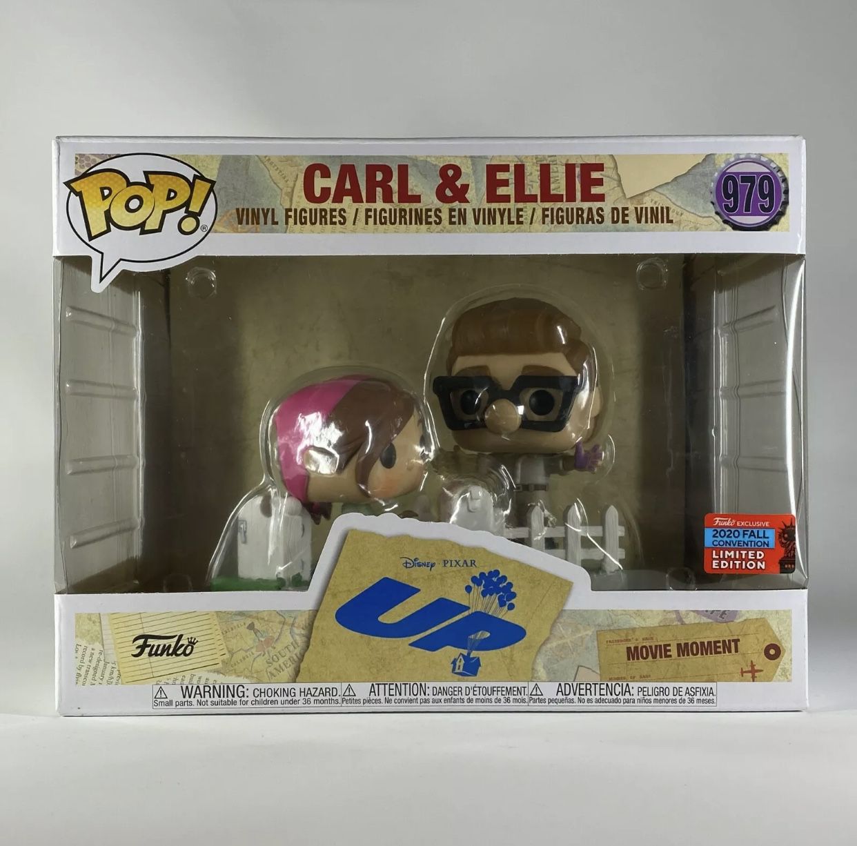 NYCC 2020 Funko Pop 979 Disney Pixar’s UP CARL and ELLIE #979 - IN HAND