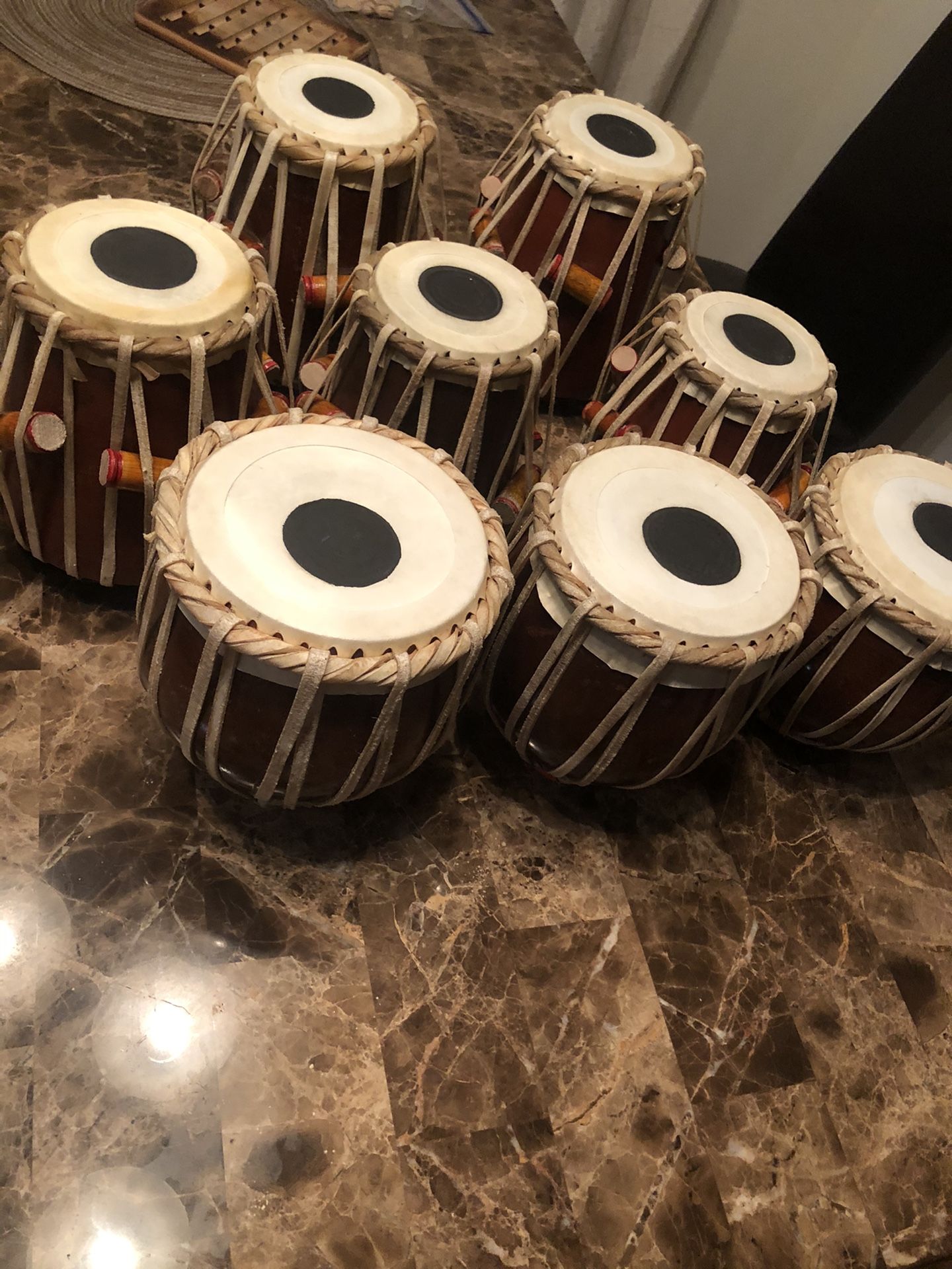 Brand New Authentic Indian Drums (rare) $20 per drum or $130 for all 8