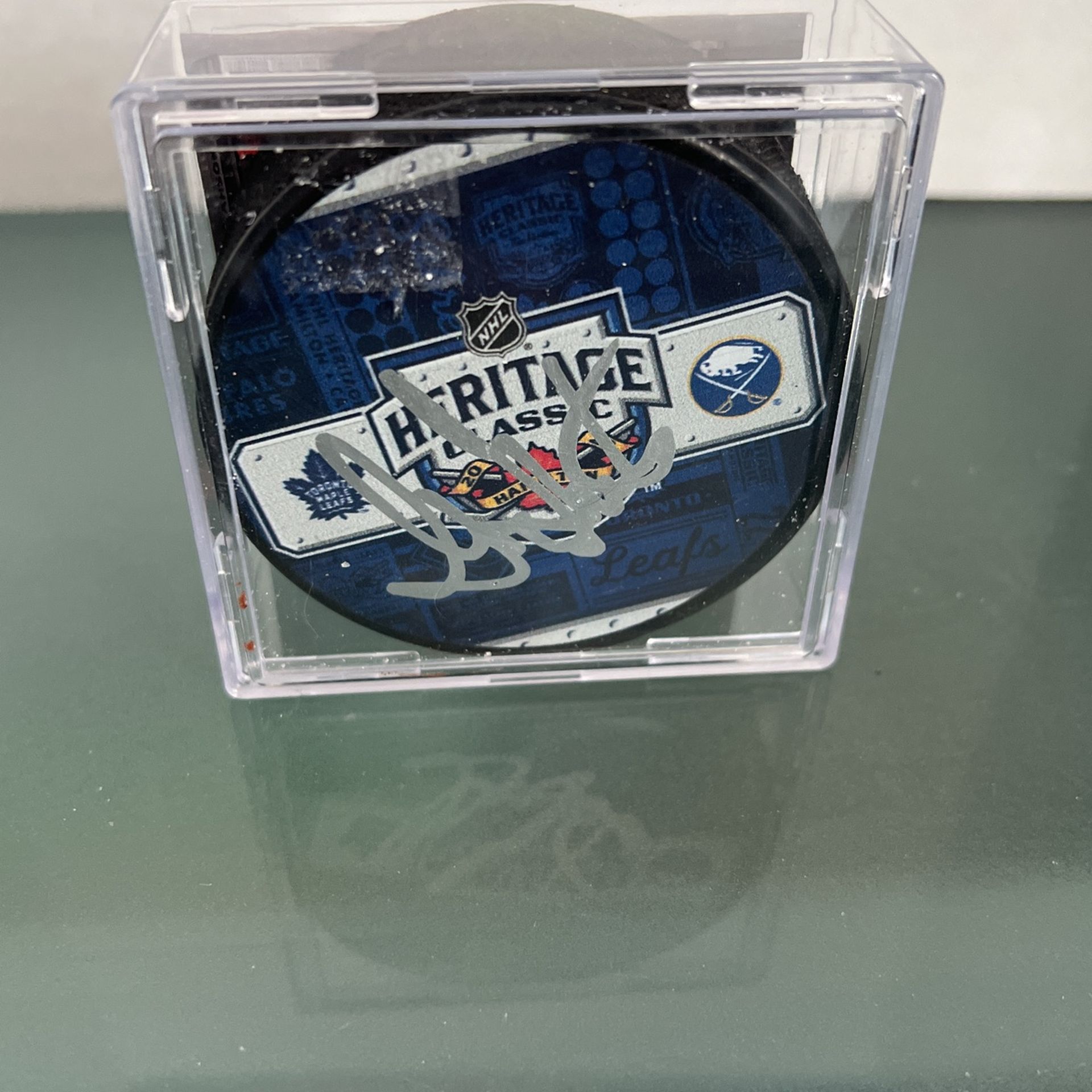 NHL Heritage Classic Signed Don Granato Hockey Puck