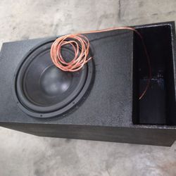 Custom Enclosure With Huge Port -15" Dvc Subwoofer 