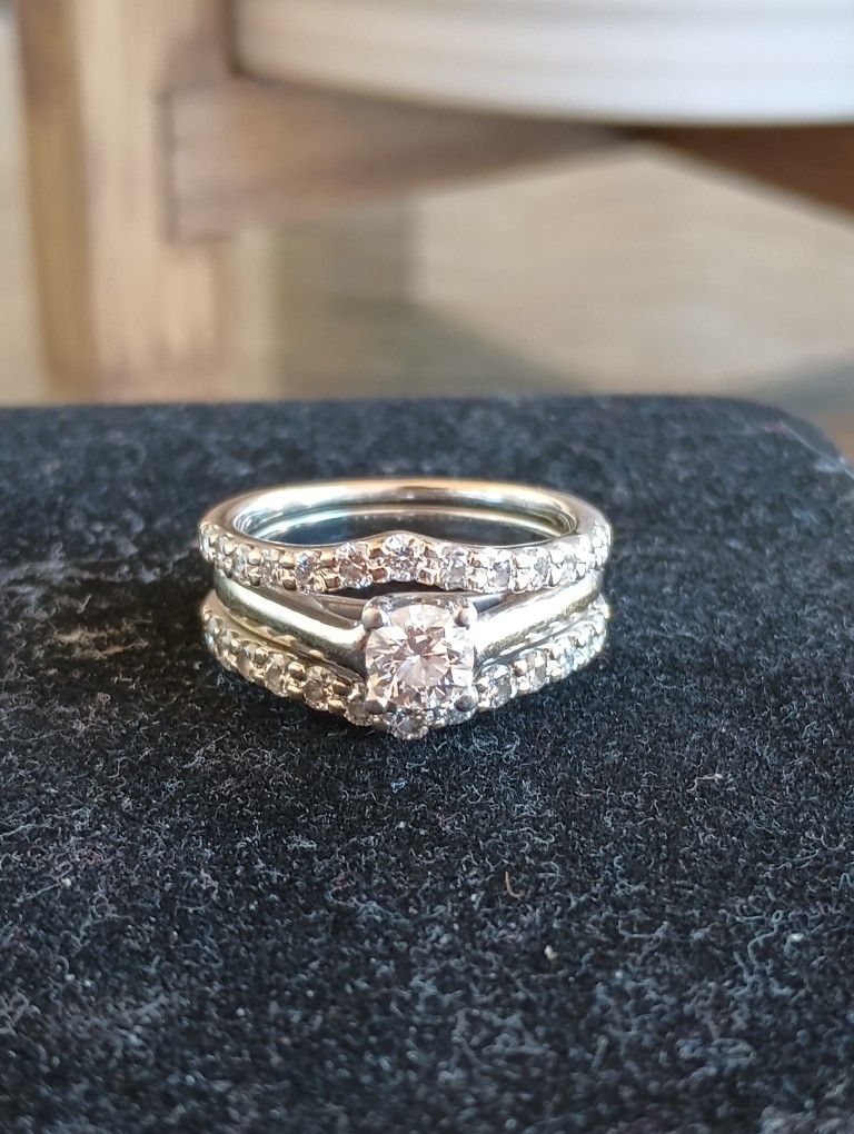 Tolkowsky Engagement Ring Set