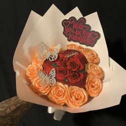 Ribbon Rose Bouquets/ Ramos Eternos Buchones