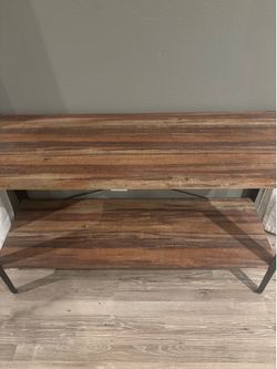 Table - industrial rustic console table