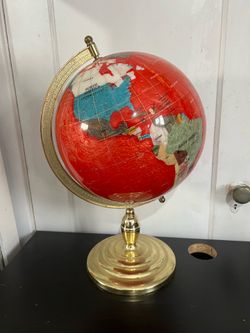 Stunning Gemstone Globe – 2 Feet Tall