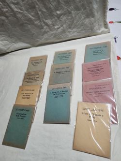 Vintage Little Blue Books Collection