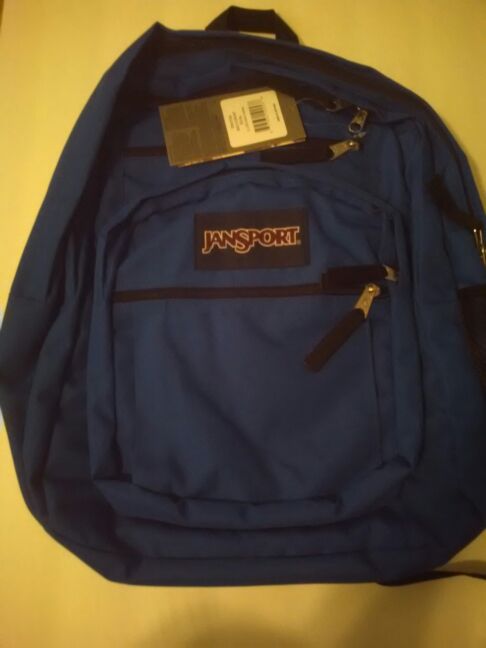 Jansport Blue Big Student Backpack New