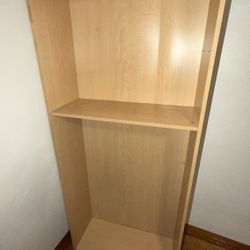 Wood Wardrobe / Shelving Unit 
