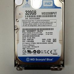 Western Digital 320GB Hard Drive