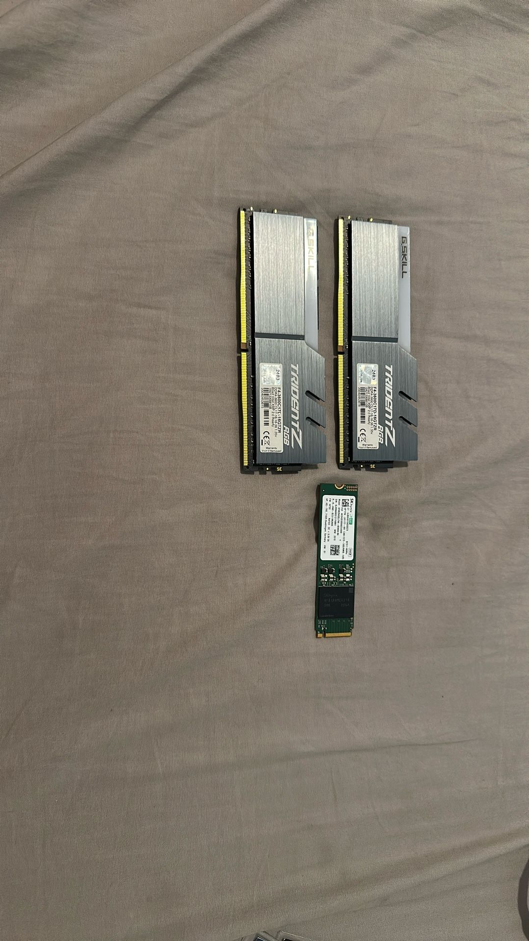DDR5 z-skill trident 16gb RAM + Additional Free Storage NVMe