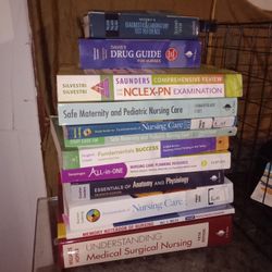 Nursing Books And Flash Cards