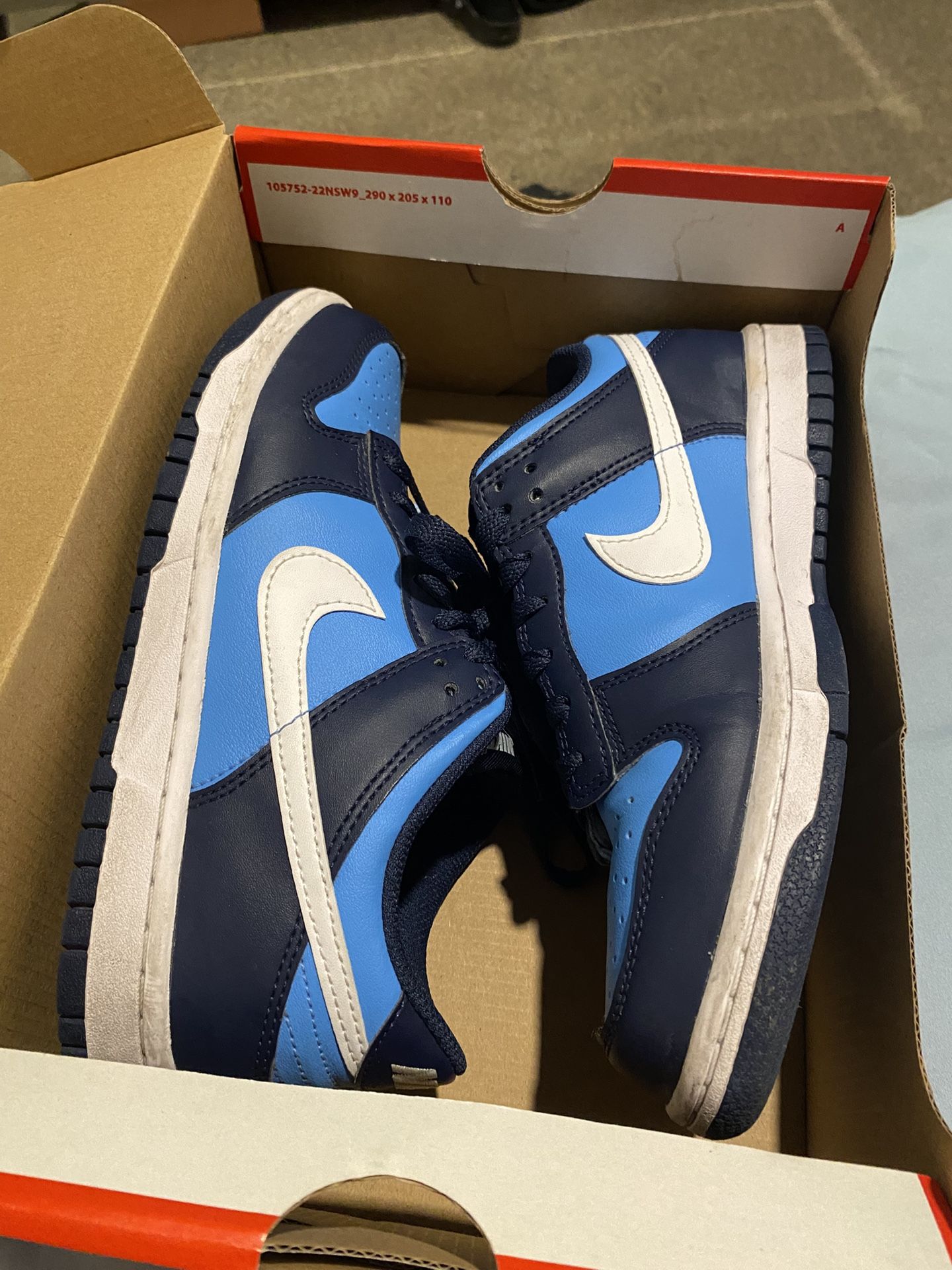 Nike Dunk Low Gs University Blue/white