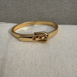 Gold plated belt bracelet 