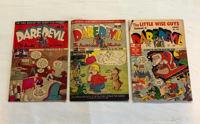 Daredevil comic books vintage lot of 3 num. 49,55,106