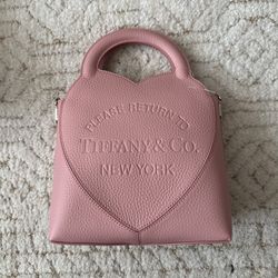 Tiffany & Co Pink Crossbody Tote Bag 