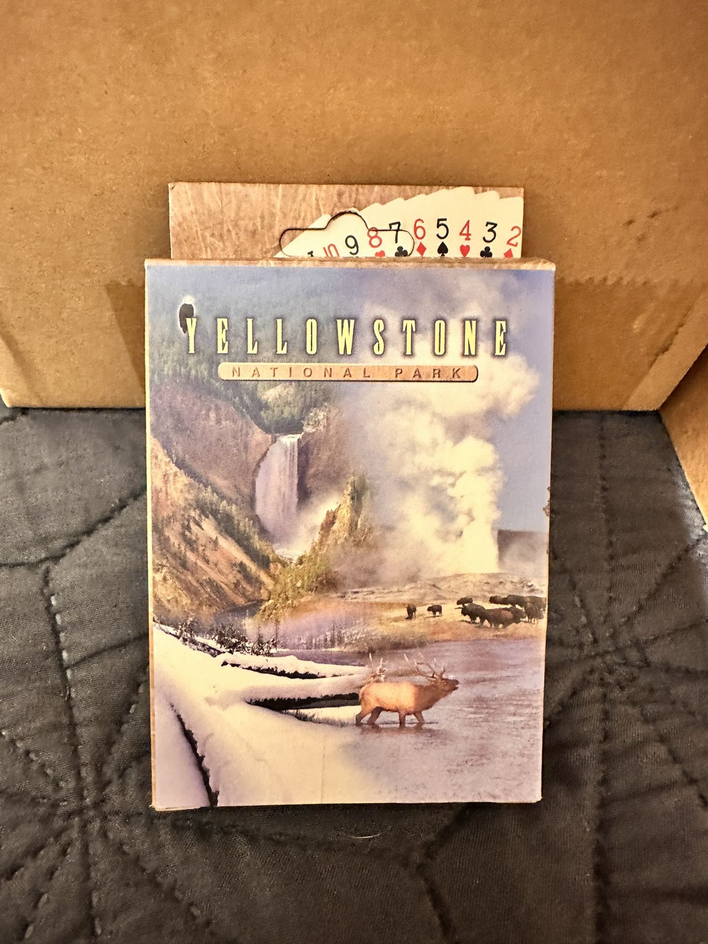 SEALED Vintage Yellowstone National Park Souvenir Standard Playing Cards