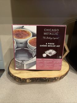 6 Pc CREME BRULEE' Set - Original Professional CHICAGO METALLIC Cookware - NIB!