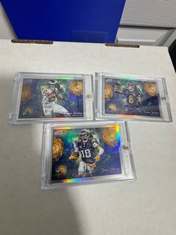 Topps Chrome NFL Trading Cards Lot of 3 OBO