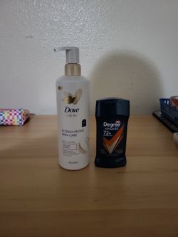 Unused Deodorant And Wash