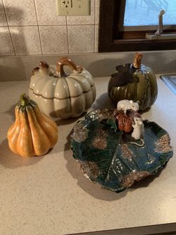 4 piece fall decor